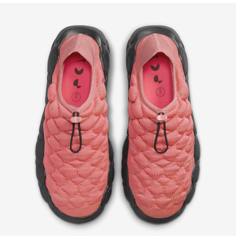 NEW . Nike Coral and Black Slip-On Athletic Shoes